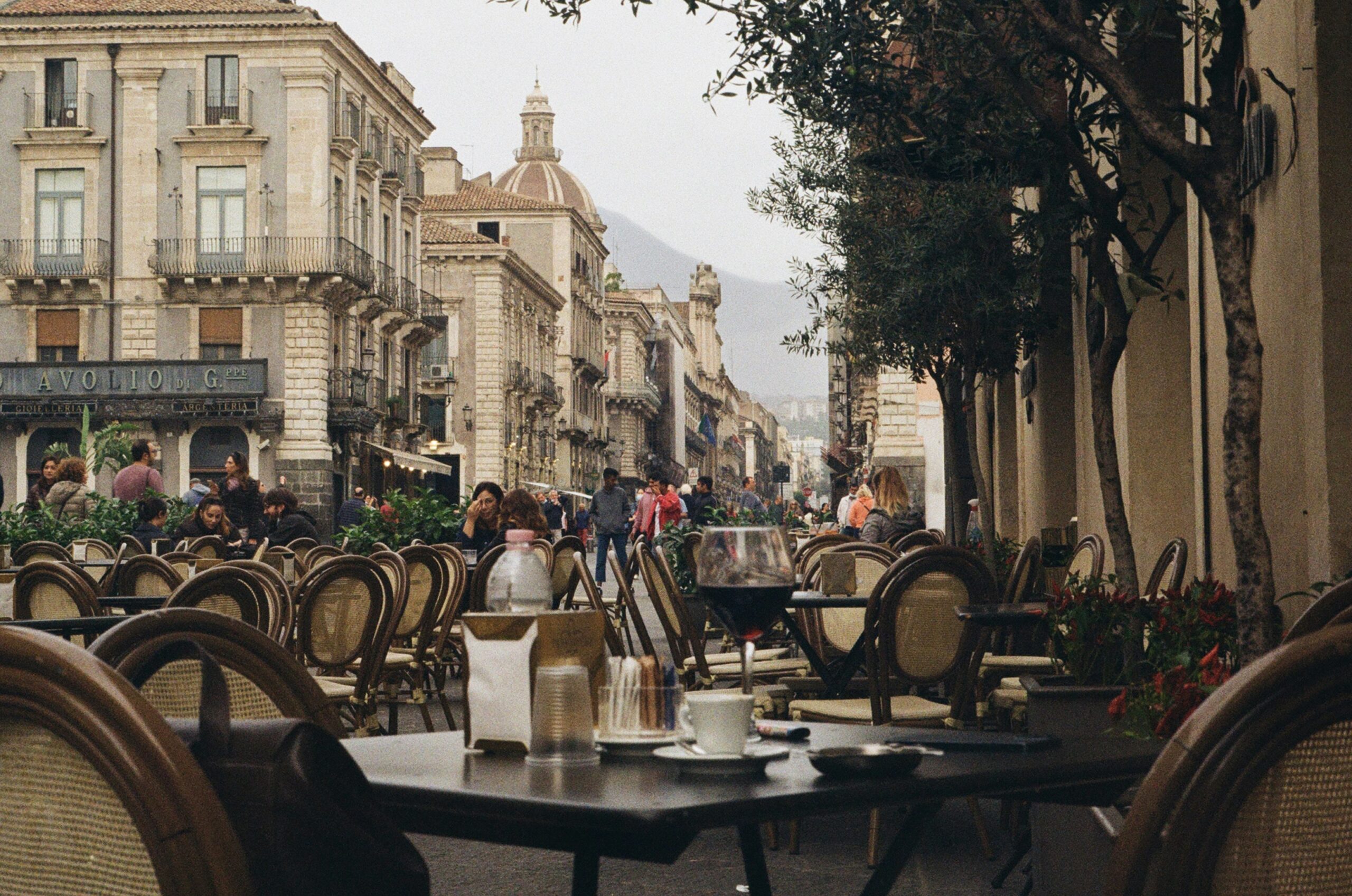 Image of Catania, Sicily landscape.