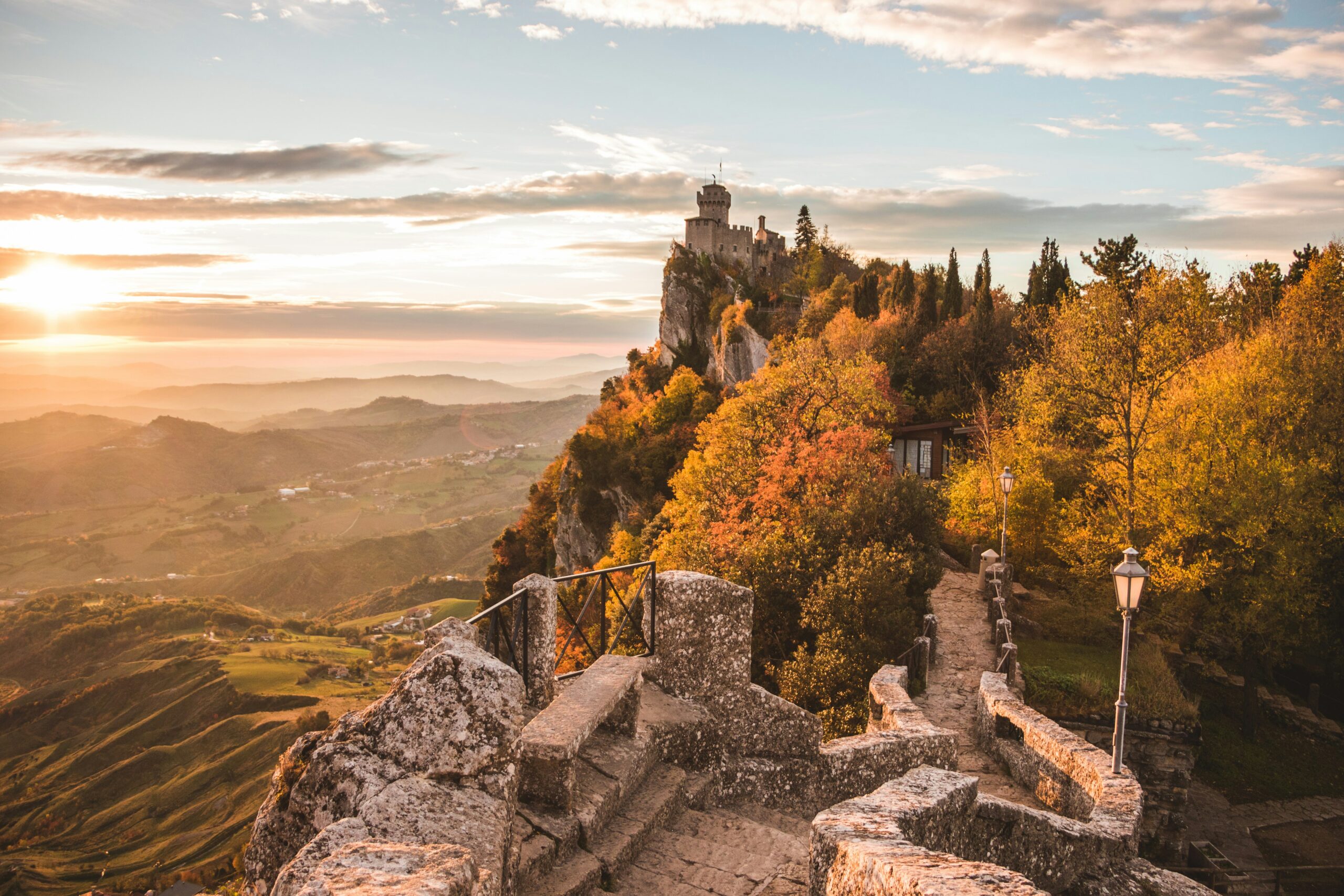 San Marino landscape image.