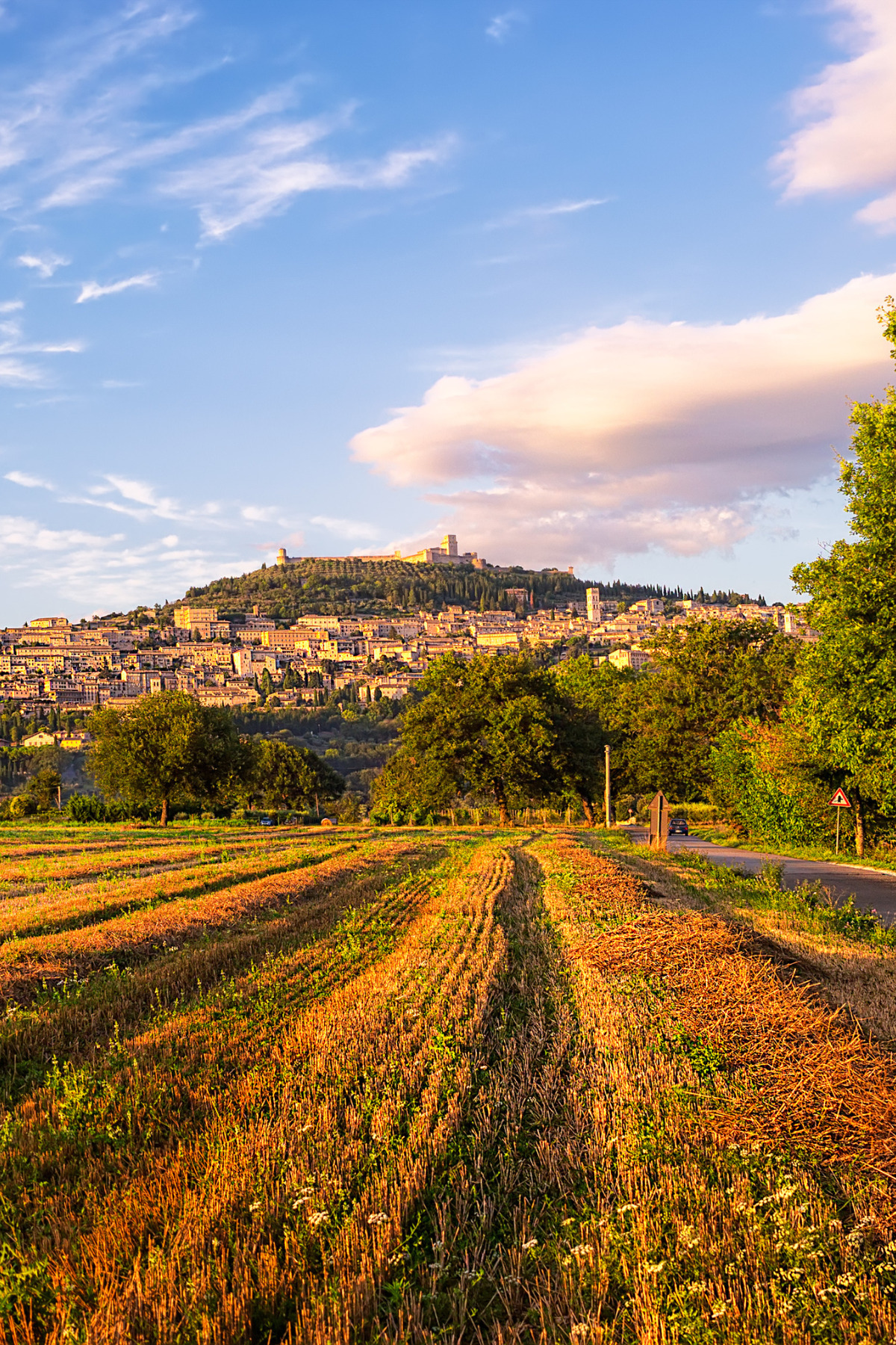 View of Assisi, Italy.