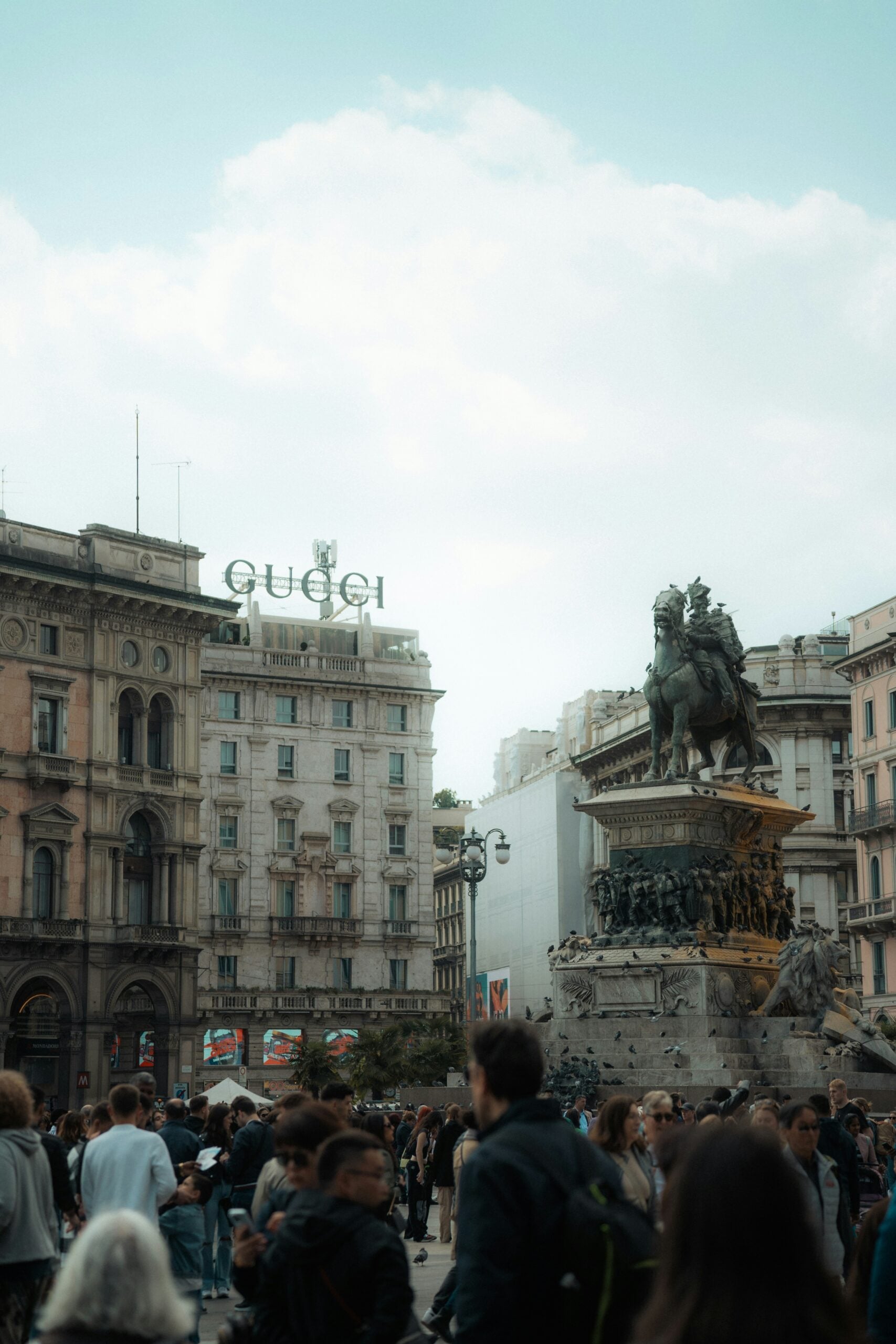 Shopping in Milan.