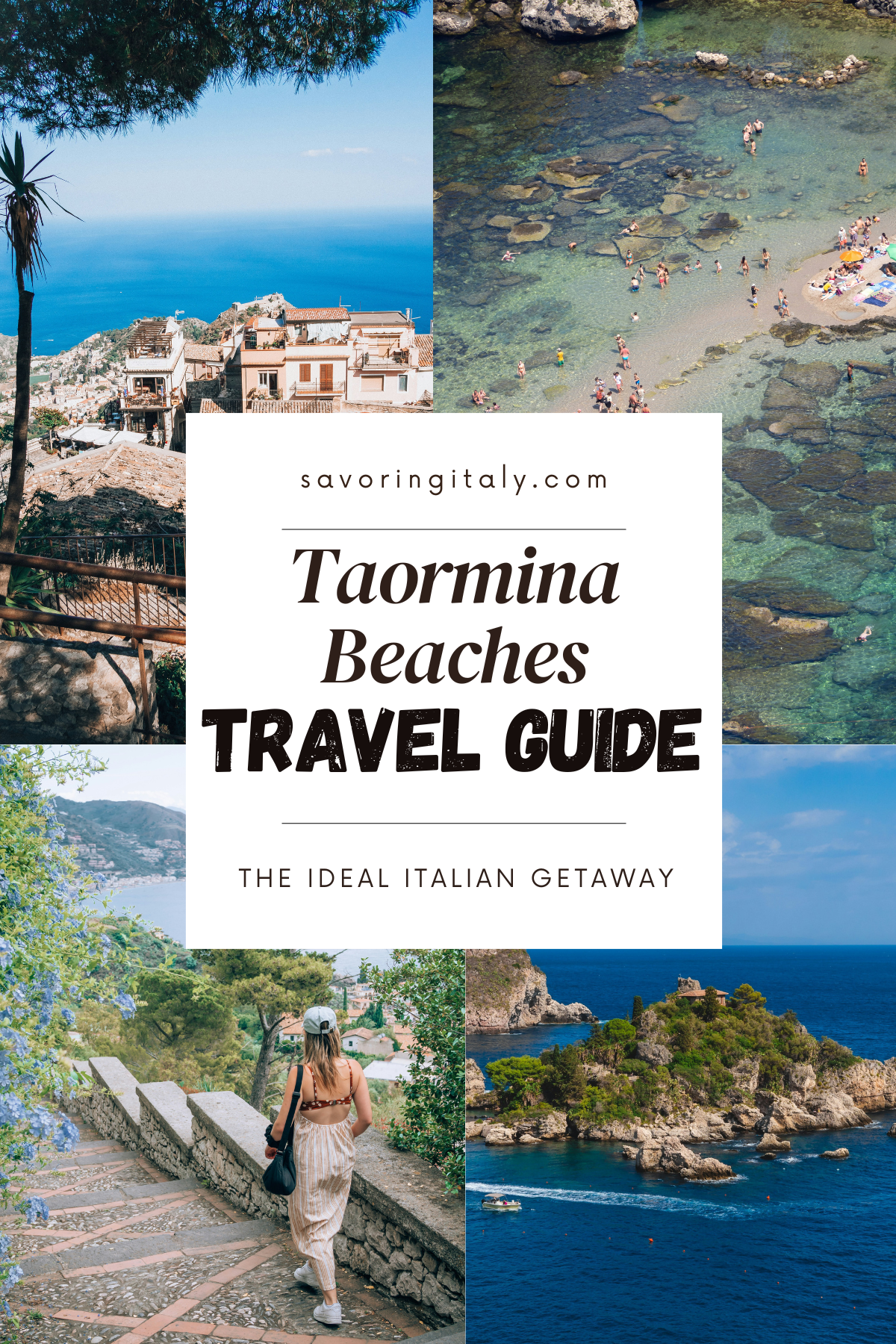 Best beaches in Taormina, Sicily.