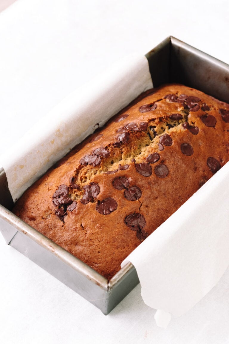 EASY Chocolate Chip Banana Bread