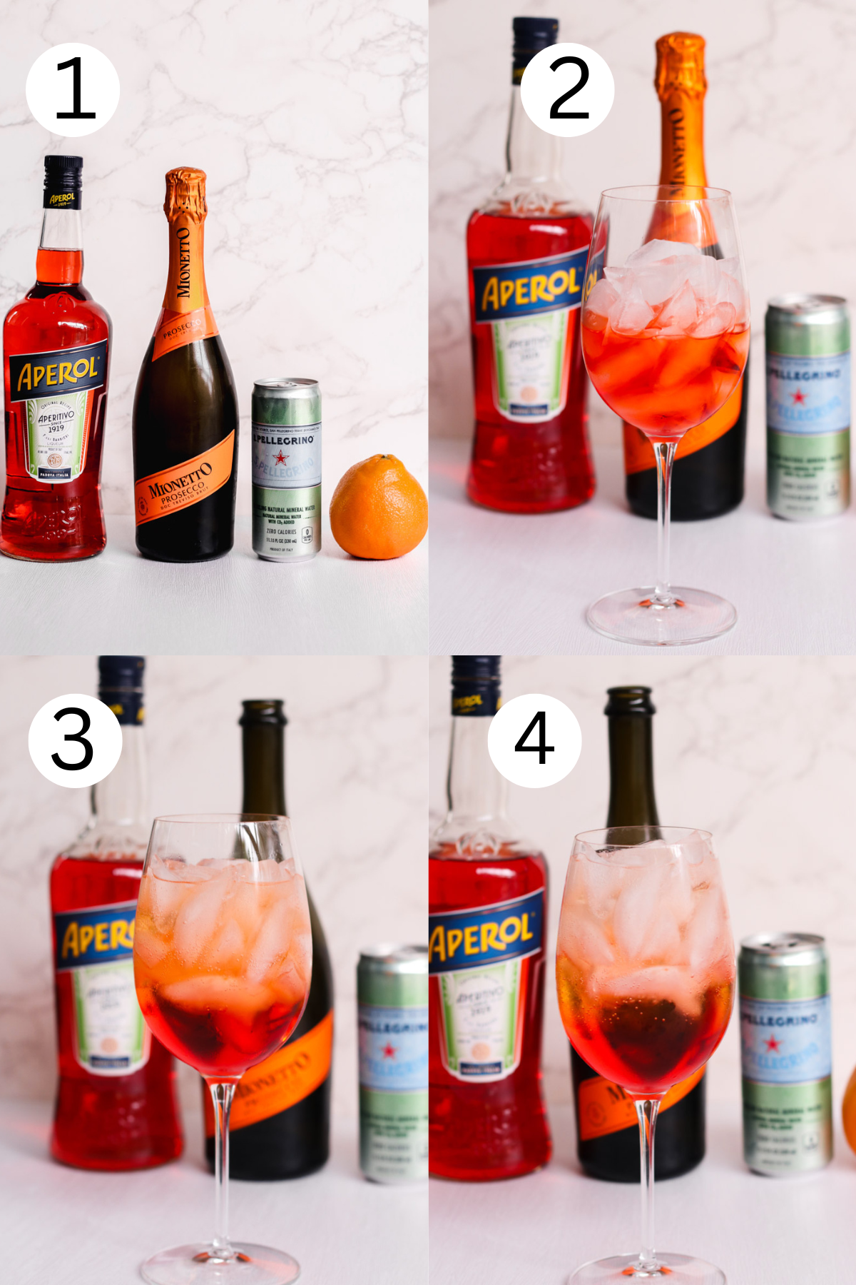 how to make aperol spritz step by step