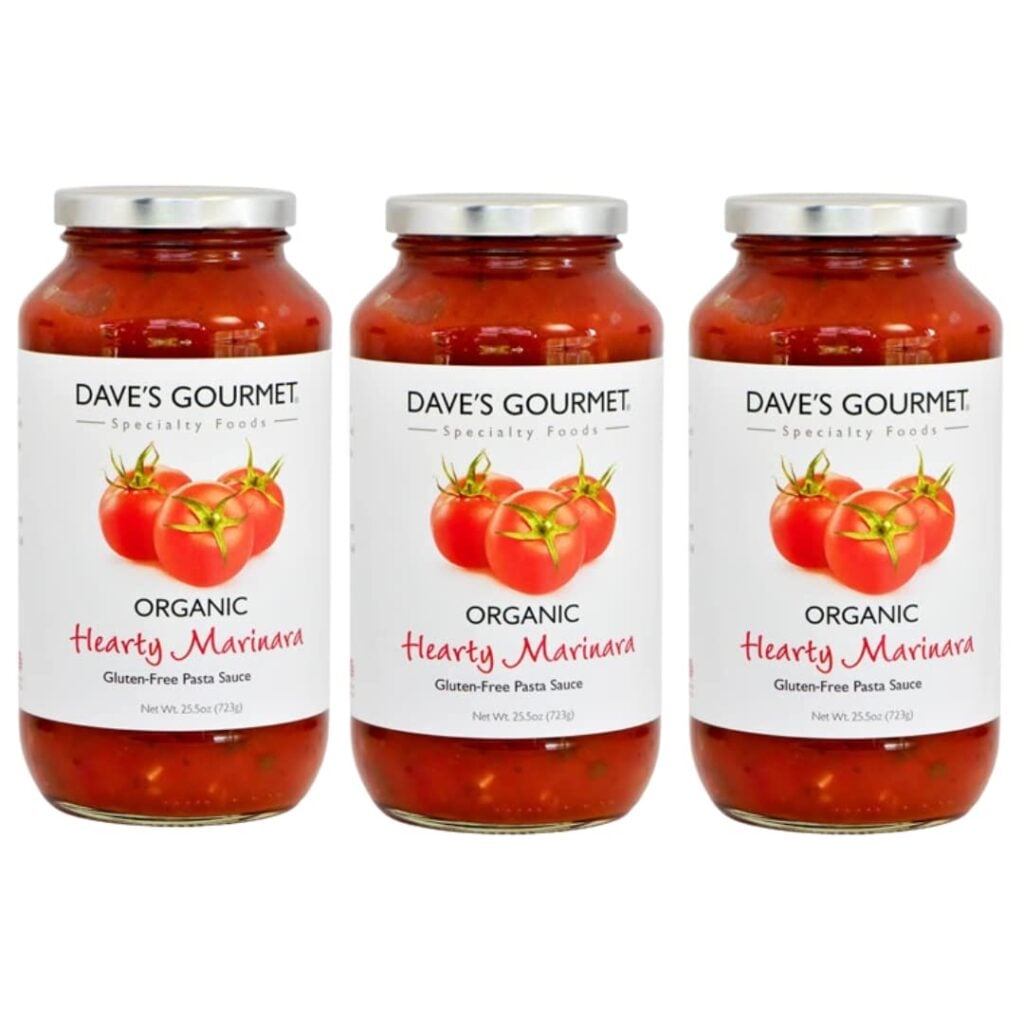 italian tomato sauce brands:Dave’s Gourmet Organic Sauces
