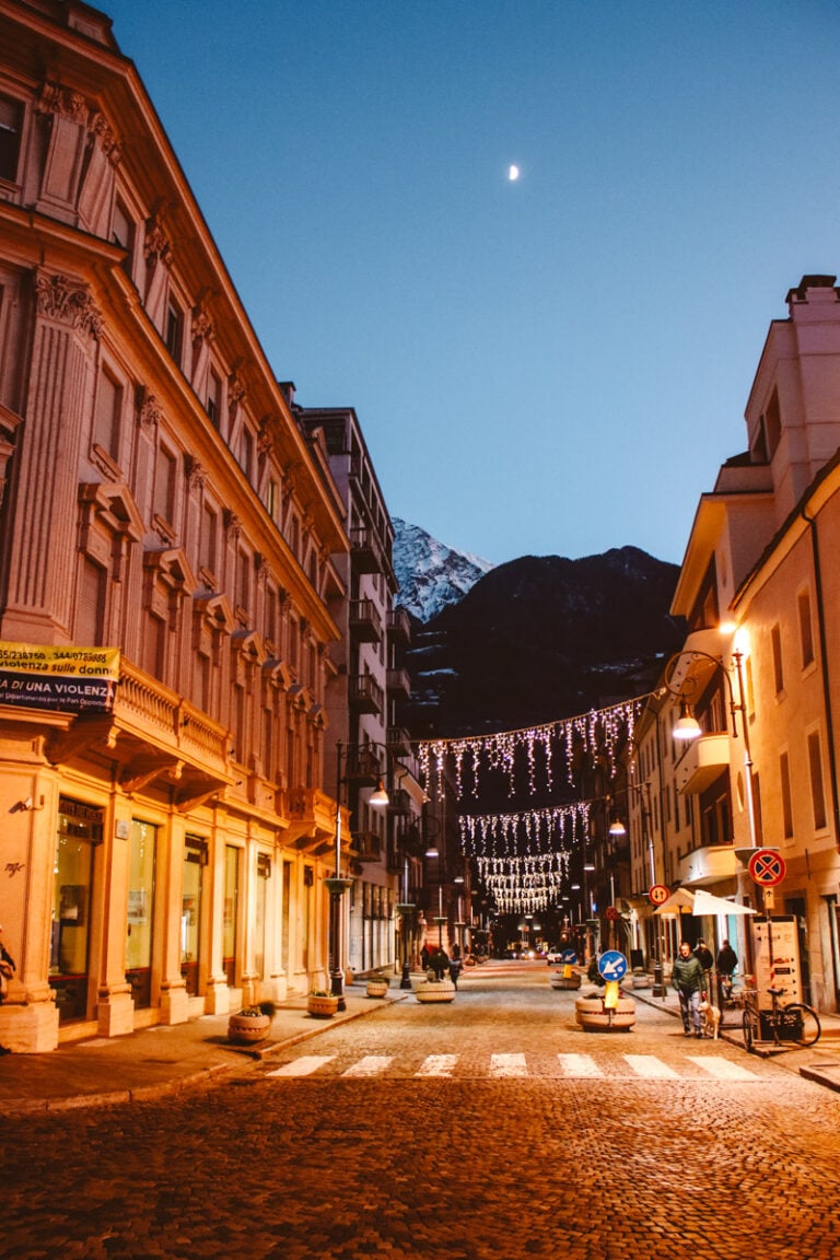 Winter in Italy.