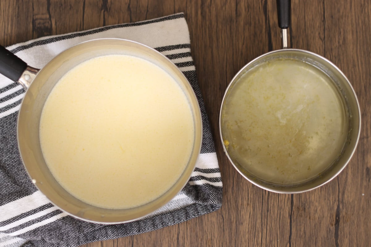 Crema al Limone ingredients.