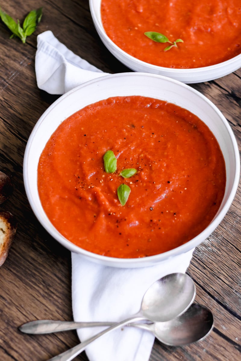 Roasted tomato soup recipe.
