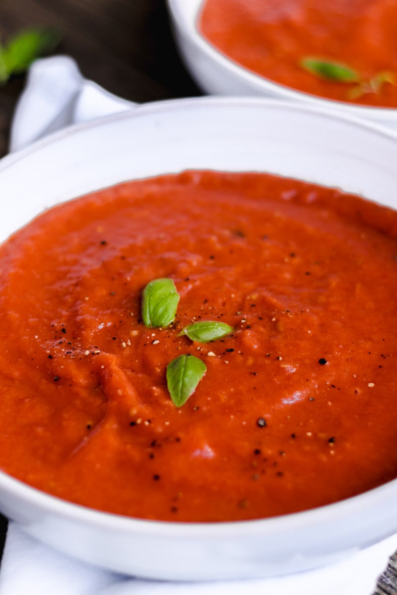 Roasted tomato soup recipe.