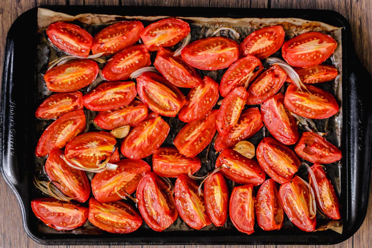 Roasted tomato soup recipe.