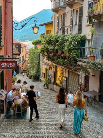 Bellagio Italy travel cover.