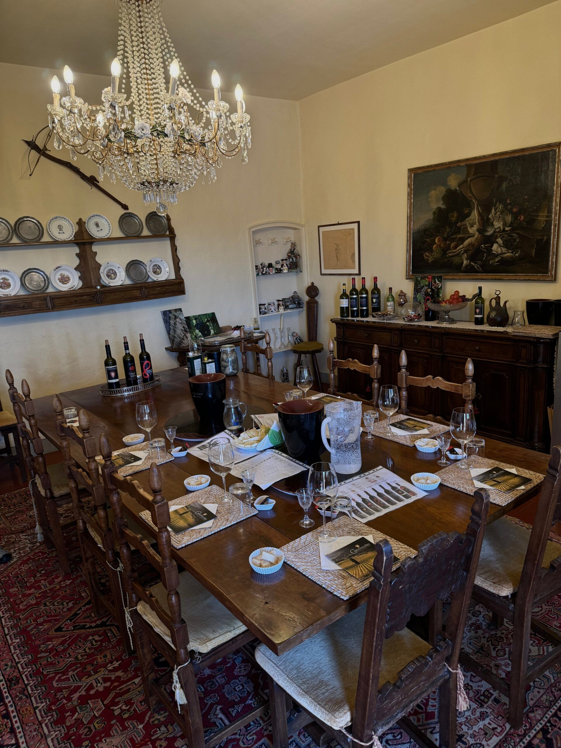 Wine tasting video.
