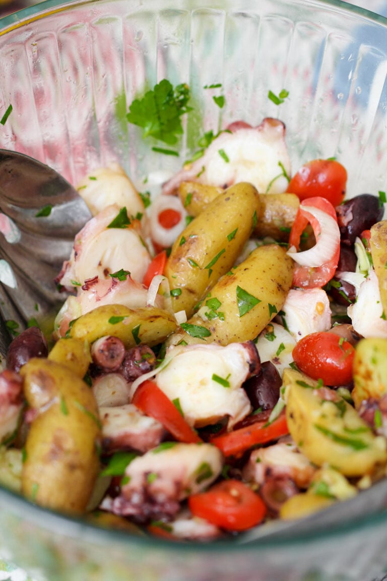 Octopus salad recipe
