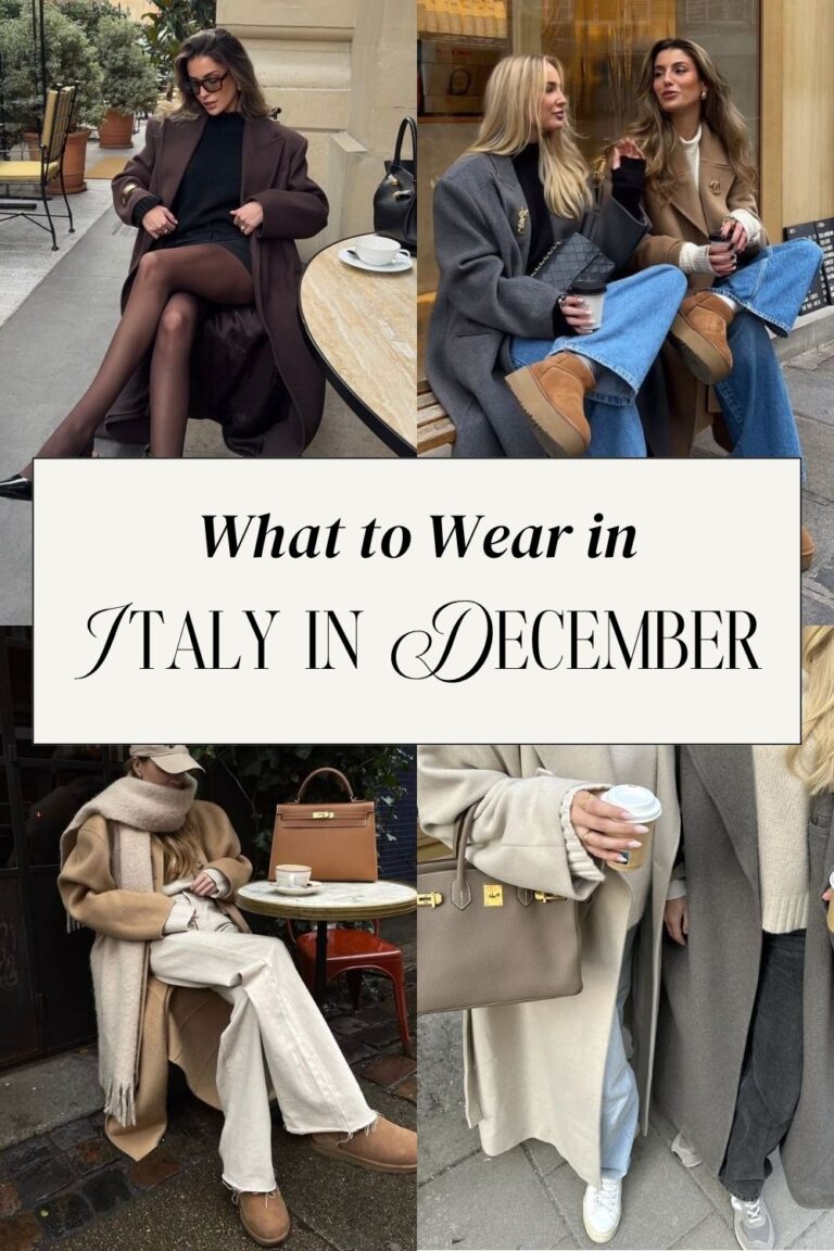 What to Wear in Italy in December (+ Winter Packing List)