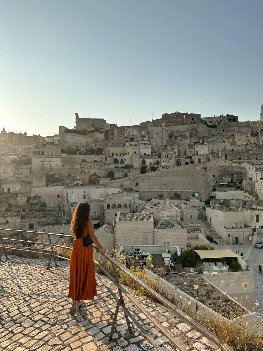 Matera, Italy lanscape.