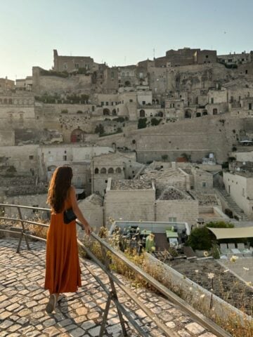 Matera, Italy lanscape.